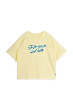 Mini Rodini tricou pentru copii, din bumbac To the moon imagine