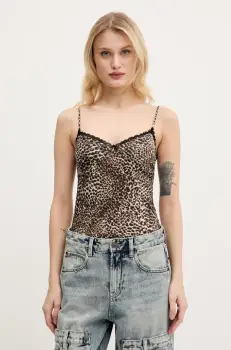 Miss Sixty bluza femei, culoarea bej, modelator, 6S1SJ54300 imagine