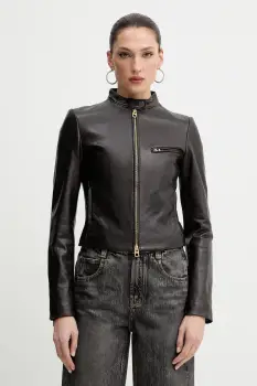 Miss Sixty geaca de piele culoarea maro, de tranzitie, 6S3LJ58000 imagine