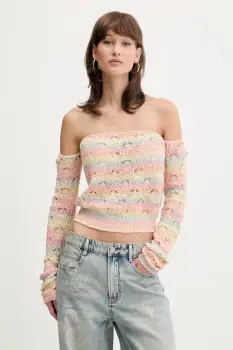 Miss Sixty pulover culoarea galben, light, 6S2RJ06700 imagine