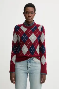 Miss Sixty pulover de lana culoarea bordo, 6S4RJ17300 imagine