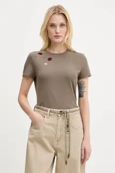 Miss Sixty tricou culoarea maro, 6S2SJ06900 imagine