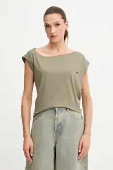 Miss Sixty tricou din bumbac culoarea verde, 6S3SJ32500 imagine