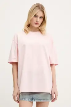 Miss Sixty tricou din bumbac femei, culoarea roz, 6S2SJ76100 imagine