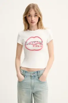 Miss Sixty tricou femei, culoarea alb, 6S1SJ56800 imagine