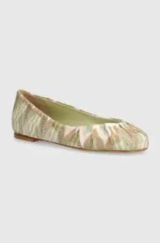 Missoni balerini Iris culoarea verde, M31_024 imagine