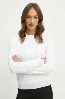 Missoni pulover femei, culoarea alb, light, DS25SN09.BK044U imagine