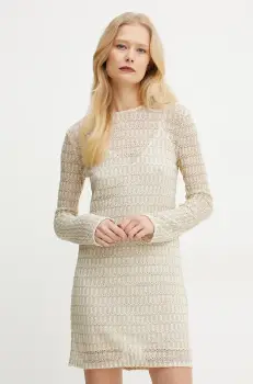 Missoni rochie culoarea bej, mini, mulata, DS25SG1M.BR010R imagine