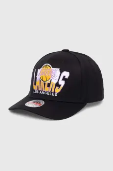 Mitchell&Ness sapca din amestec de lana NBA LOS ANGELES LAKERS culoarea negru, cu imprimeu imagine