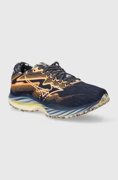 Mizuno pantofi de alergat Wave Rider 27 x Roxy culoarea albastru marin, J1GD2358 imagine