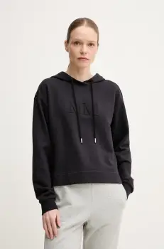 MM bluza femei, culoarea albastru marin, cu gluga, neted, 2516921027600 imagine