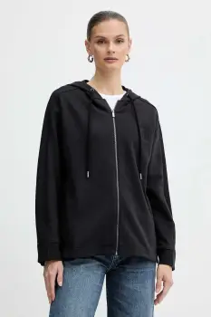 MM bluza ONORE culoarea negru, cu gluga, uni, 2526926018600 imagine