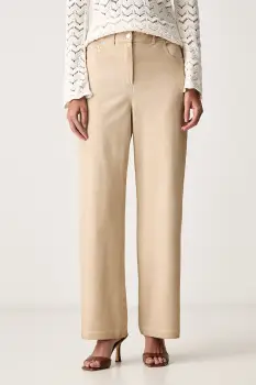 MM by Max Mara blugi straight pentru femei MMLGELATO imagine