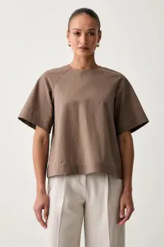 MM by Max Mara bluza pentru femei din bumbac RIDENTE imagine