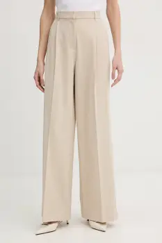 MM by Max Mara pantaloni de pentru femei, din bumbac PANNO imagine