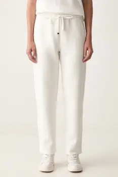 MM by Max Mara pantaloni de trening pentru femei cu bumbac MMLZINNIA imagine