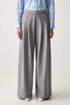 MM by Max Mara pantaloni palazzo pentru femei MMLVONGOLA imagine