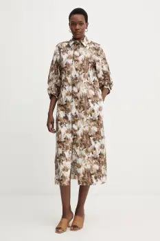 MM by Max Mara rochie din bumbac FALDA imagine