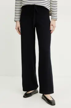 MM pantaloni de trening femei, culoarea albastru marin, neted, 2516331027600 imagine