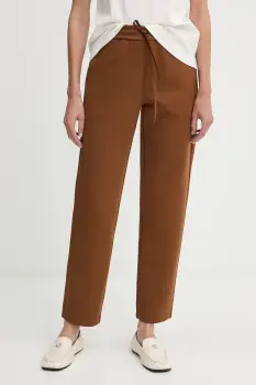 MM pantaloni de trening FURIO culoarea maro, uni, 2526786087600 imagine