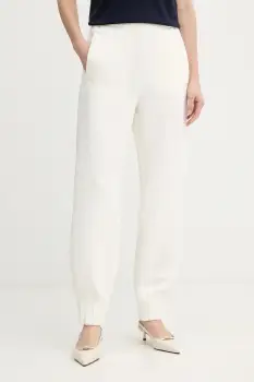 MM pantaloni de trening VISTA culoarea bej, drept, high waist, 2616781097600 imagine