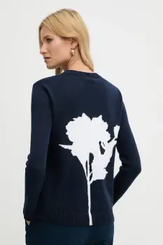 MM pulover de bumbac GAIA culoarea bleumarin, light, 2526366027600 imagine