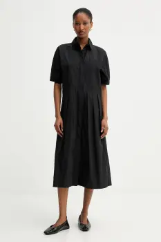 MM rochie CADMIO culoarea negru, midi, evazati, 2526226027600 imagine