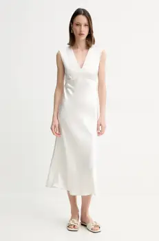 MM rochie culoarea bej, maxi, drept, 2516221048600 imagine