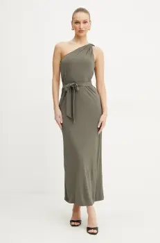 MM rochie culoarea verde, maxi, evazati, 2516621068600 imagine