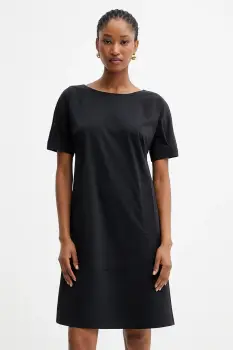 MM rochie DANDY culoarea negru, mini, drept, 2526626077600 imagine