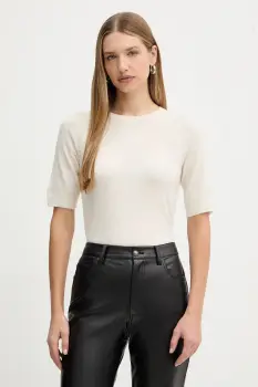 MM tricou de lana YEN culoarea bej, 2526366198600 imagine