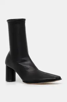 MM6 Maison Margiela botine femei, culoarea negru, cu toc drept, S66WU0120.P7973 imagine