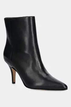 MM6 Maison Margiela cizme de piele culoarea negru, cu toc cui, S59WU0261.P6783.T8013 imagine