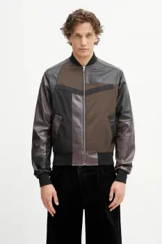 MM6 Maison Margiela geaca bomber culoarea maro, de tranzitie, SH2AM0042.M35609.961 imagine