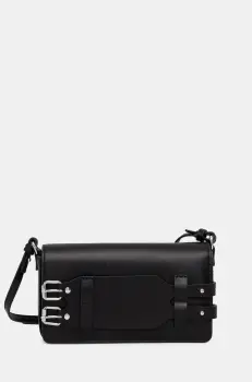 MM6 Maison Margiela geanta de piele culoarea negru, SB6WG0018 imagine