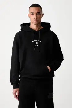 MM6 Maison Margiela hanorac cu gluga pentru barbati din bumbac imagine