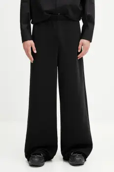 MM6 Maison Margiela pantaloni de trening din bumbac x MM6 Wardro culoarea negru, neted, SH0KA0057.M25025.900 imagine