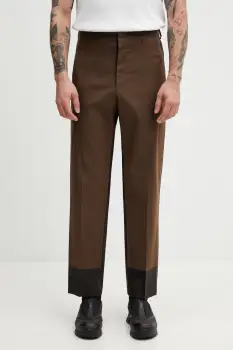MM6 Maison Margiela pantaloni pentru barbati, cu amestec de lana imagine
