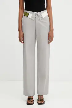 MM6 Maison Margiela pantaloni pentru femei, cu lana imagine