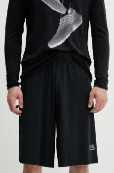 MM6 Maison Margiela pantaloni scurti culoarea negru, SH0MU0017 imagine