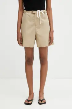 MM6 Maison Margiela pantaloni scurti pentru femei, cu bumbac imagine