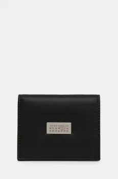 MM6 Maison Margiela portofel de piele culoarea negru, SA5UI0015.P7258 imagine