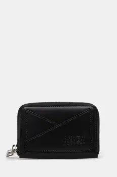 MM6 Maison Margiela portofel de piele femei, culoarea negru, SA6UI0016.P7183 imagine