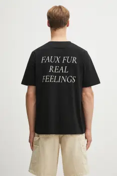 MM6 Maison Margiela tricou din bumbac culoarea negru, cu imprimeu, SH2GC0031.M20048.900 imagine