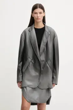 MMC STUDIO geaca culoarea gri, de tranzitie, oversize, OMBRE.JACKET imagine