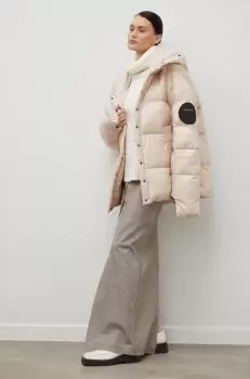 MMC STUDIO geaca de puf Ilona femei, culoarea bej, de iarna, oversize imagine