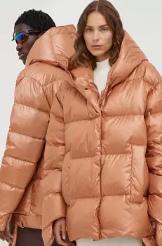 MMC STUDIO geaca de puf Jesso femei, culoarea maro, de iarna, oversize imagine