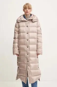 MMC STUDIO geaca de puf PL femei, culoarea bej, de iarna, ICELAND imagine