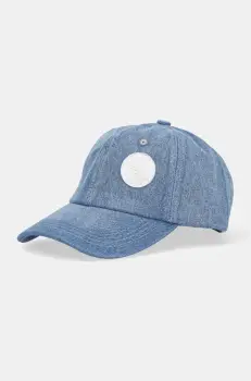 MMC STUDIO sapca de baseball din denim culoarea bleumarin, cu imprimeu, SPEED imagine