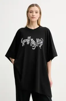 MMC STUDIO tricou din bumbac femei, culoarea negru, TIGER imagine